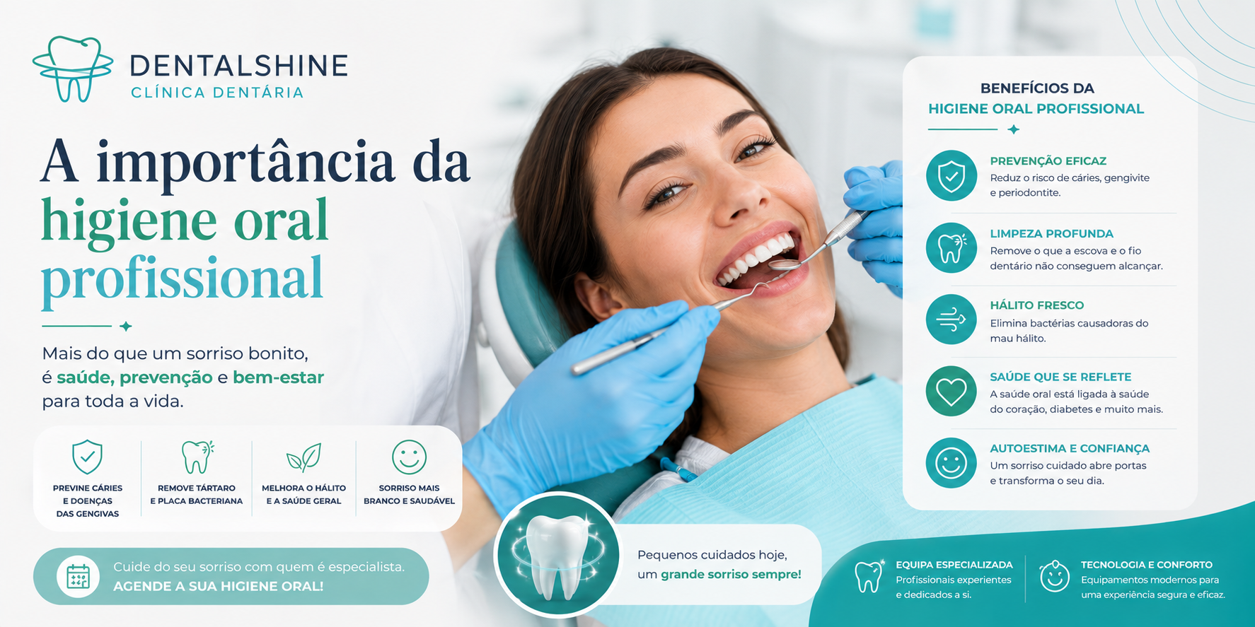 A importância da higiene oral profissional